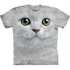 Green Eyes Cat Face The Mountain Tee Shirt Adult S-XXXL - Camisola - curta - $18.95  ~ 16.28€