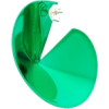 Green Fortune Cookie Earrings - Uhani - 
