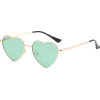 Green Heart Glasses - Sunglasses - 