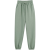Green. Khaki. Pant - Spodnie Capri - 