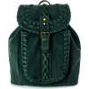 Green Knit Backpack - Borsette - 
