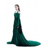 Green Off-the-Shoulder Renaissance Medie - Dresses - $228.00 