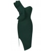 Green One Shoulder Dress - Ostalo - 