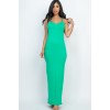 Green Racer Back Maxi Dress - Dresses - $16.50  ~ £12.54