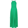 Green 'Savanna' subtle striped maxi dres - Vestiti - 