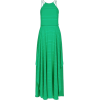 Green 'Savanna' subtle striped maxi dres - ワンピース・ドレス - 