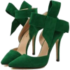 Green Suede Heels - Классическая обувь - 