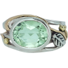 Green amethyst silver ring - Anelli - $20.00  ~ 17.18€