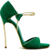 Green and Gold Pumps - Sapatos clássicos - 