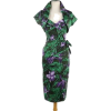 Green and Purple Tropical Dress - Other - 