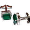Green cufflinks (Jewelry from Jaiupur) - Other jewelry - 