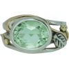 Green faceted amethyst nature ring - Objectos - £99.00  ~ 111.88€