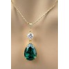 Green  necklace - Necklaces - 