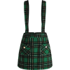 Green plaid skirt - Saias - 