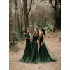Green sheer dress formal - Vestidos de casamento - 