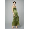 Green vintage party dress - Haljine - 