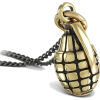 Grenade Necklace #army #explosive #bomb - Ogrlice - $40.00  ~ 254,10kn