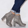 Grey Ankle Boots - Moje fotografije - 