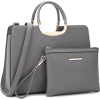 Grey Briefcase - メッセンジャーバッグ - 