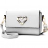 Grey Heart Bag - Hand bag - 