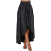 Grey High Low Skirt - Faldas - 