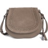 Grey Saddle Bag - Hand bag - 