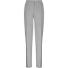 Grey Tailored Trousers - Spodnie Capri - 