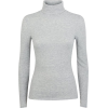 Grey Turtle Neck Top - Long sleeves shirts - 