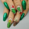 Grinch Inspired Christmas Nails - Uncategorized - 
