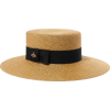 Grosgrain-trimmed glittered straw hat - Gorro - $520.00  ~ 446.62€