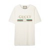 Gucci Appliquéd printed cotton T-shirt - Koszulki - krótkie - 