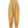 Gucci metallic cropped tapered trousers - Spodnie Capri - 