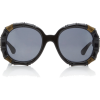 Gucci Bamboo-Effect Round-Frame Sunglass - Sunglasses - 