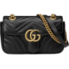 Gucci Black Mini Marmout Shoulder Bag - Torbice - 