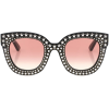 Gucci Embellished Cat-eye Sunglasses - Sunglasses - 