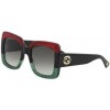 Gucci GG0083S 001 Red-Black With Grey Gradient Lenses 55MM Sunglasses - Eyewear - $249.00 