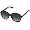 Gucci GG0092S 001 Black GG0092S Square Sunglasses Lens Category 3 Size 55mm - Eyewear - $146.75  ~ £111.53