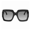 Gucci GG0102S 001 Black / Grey GG0102S Square Sunglasses Lens Category 3 Size 5 - Eyewear - $169.00 