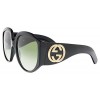 Gucci GG 0151 S- 001 BLACK / GREEN Sunglasses - Eyewear - $259.61 