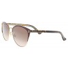 Gucci GG 0197SK 005 Burgundy Metal Fashion Sunglasses Brown Gradient Lens - Eyewear - $240.00 