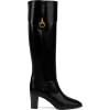 Gucci Half Horsebit leather boots - Buty wysokie - 