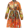 Gucci Jungle cat and floral-print cotton - sukienki - $2,980.00  ~ 2,559.48€