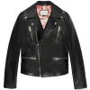 Gucci Leather Biker Jacket - Kurtka - 