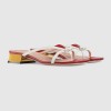 Gucci Leather Leather thong sandal - Sandals - 