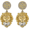 Gucci Lion head earrings with Interlocki - Earrings - 