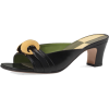 Gucci Usagi 55mm Leather Slide Pumps, Bl - サンダル - 