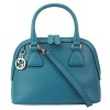 Gucci Womens Leather 2 Way Convertible GG Charm Small Dome Purse (Teal) - Bolsas pequenas - 