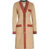 Gucci Wool Stripe Trim Coat - Jakne i kaputi - 