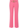Gucci Wool and silk wide-leg trousers - Spodnie Capri - 