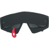 Gucci black red tear geometric glasses - サングラス - 